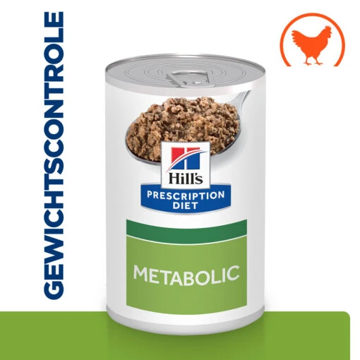 Hill's Hill’s Prescription Diet Metabolic – Hondenvoer Met Kip – 12x370g -Dierenwinkel 052742053059 1 NL