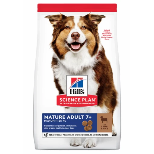 Hill's Mature/Adult 7+ Lam & Rijst Hondenvoer 12 Kg -Dierenwinkel 052742927305 1