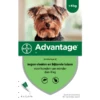 Advantage 2 X 4 Pipetten &#xC2, &#xAE, 40 Voor Honden Van Minder Dan 4 Kg Dubbelpak -Dierenwinkel 4007221047414 1