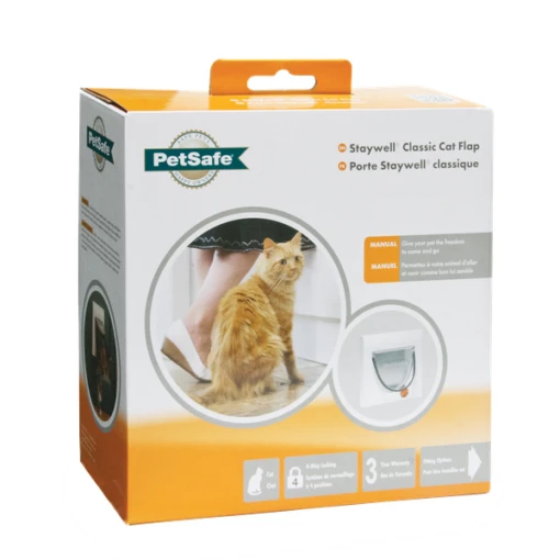 Gebr. De Boon PetSafe Staywell® 4 Sluitposities Klassiek Kattenluik Voor Katten -Dierenwinkel 5011569008463 1