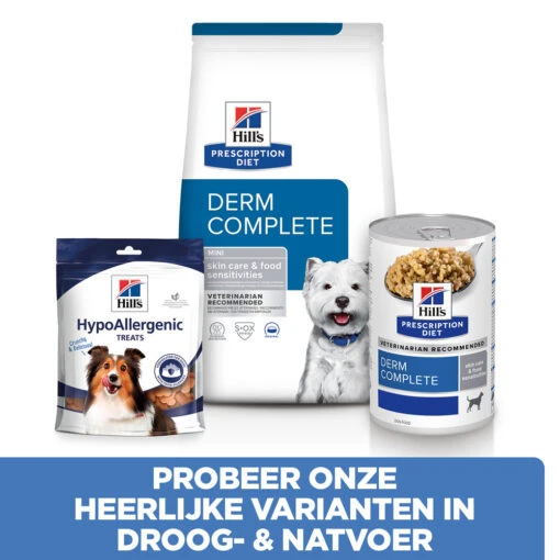 Hill's Prescription Diet Derm Complete Mini Environmental/food Sensitivities Hondenvoer Met Rijst & Ei 1kg -Dierenwinkel 52742038797 5