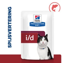 Hill's Hill’s Prescription Diet I/D – Kattenvoer Met Zalm – Maaltijdzakjes 12x85g -Dierenwinkel 52742040257 1 NL