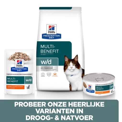 Hill's Prescription Diet W/d Multi-benefit Kattenvoer Met Kip 3kg -Dierenwinkel 52742042251 5 NL