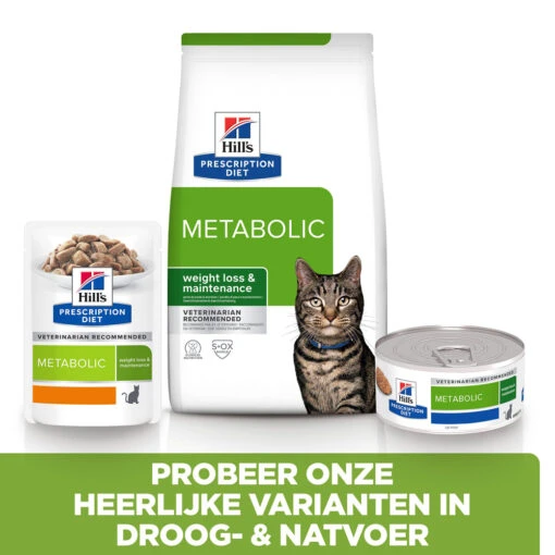 Hill's Prescription Diet Metabolic Weight Management Kattenvoer Met Kip 12kg -Dierenwinkel 52742047249 5 NL