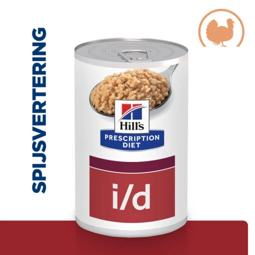 Hill's Hill’s Prescription Diet I/D – Hondenvoer Met Kalkoen – 12x360g -Dierenwinkel 52742053028 1 NL