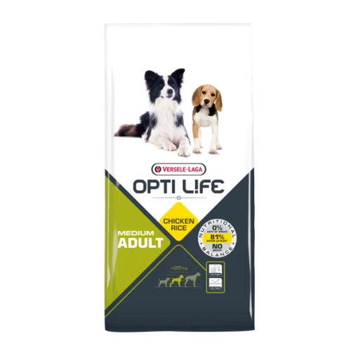 Opti Life Adult Medium Hondenvoer 12.5 Kg -Dierenwinkel 5410340311431 1