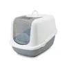 Savic Lichtgrijs/Wit Combi Deal Kattenbak Nestor XXL + Vervangingsfilter + Bag It Up Litter Tray Bags -Dierenwinkel 5411388020019 1