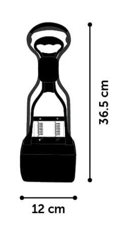 Flamingo Poepschep Easy Scoop Zwart/grijs M 12x10x36,5cm -Dierenwinkel 65e8d9767effb98fbad488b3af3cfd5c14923e911f5c28dc078d2bc831bd8c71