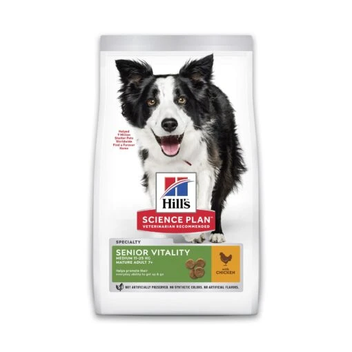 Hill's Science Plan Mature Adult 7+ Senior Vitality Medium Hondenvoer Met Kip & Rijst 2,5kg -Dierenwinkel 70ce6ca7b7b4552d67e85fff2e21e635ea2039a24b4a6e97532024c38c67fb41