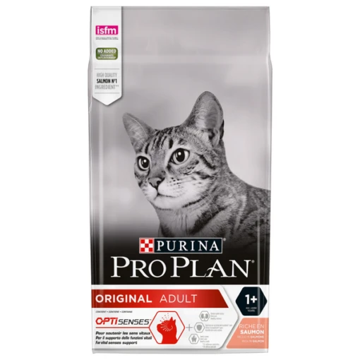 Pro Plan Original Adult Zalm Optisenses Kattenvoer 2 X 10 Kg + Gratis 4 X Felix Party Mix Snacks -Dierenwinkel 7613036508193 1