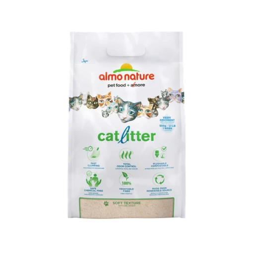 Almo Nature CatLitter Kattenbakvulling 2 X 4, 54 Kg -Dierenwinkel 8001154127027 1