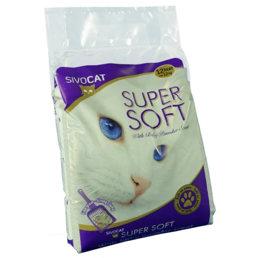 Sivocat Supersoft Kbv Met Babypoeder Kattenbakvulling 12 -Dierenwinkel 8710134123002 1