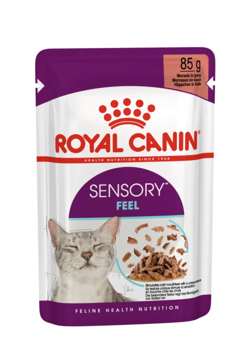 Royal Canin - Sensory™ Feel In Gravy (brokjes In Saus) - Natvoer Kat - 12 X 85g -Dierenwinkel 92c467edfacdd46b5583149098e916a24818f8df4ed26f0379cc9699f6828223