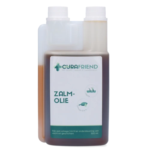 Curafriend Zalmolie 500ml -Dierenwinkel 95ae8115c66f4ddedb2dc8deb0f6097b26eab331319fedd1d7202ab0f4da15ef