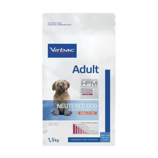 Virbac Veterinary Hpm Adult Neutered Small & Toy - Hondenvoer - 1,5kg -Dierenwinkel HPM Neutered Dog Adult ST 1 5Kg