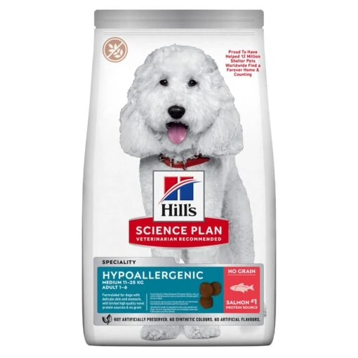 Hill's Science Plan Hypoallergenic Medium Hond Met Zalm 2,5kg -Dierenwinkel Hills Science Plan Hypoallergenic Medium Dog 1