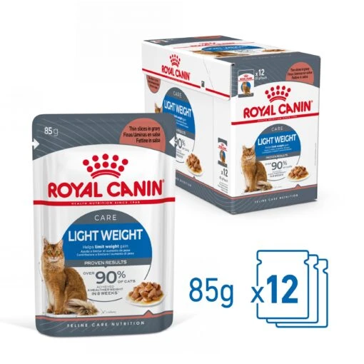 Royal Canin Light Weight Care Natvoer In Gravy Kattenvoer 12x85g -Dierenwinkel Royal Canin Light Weight Care Gravy Kat NL 04