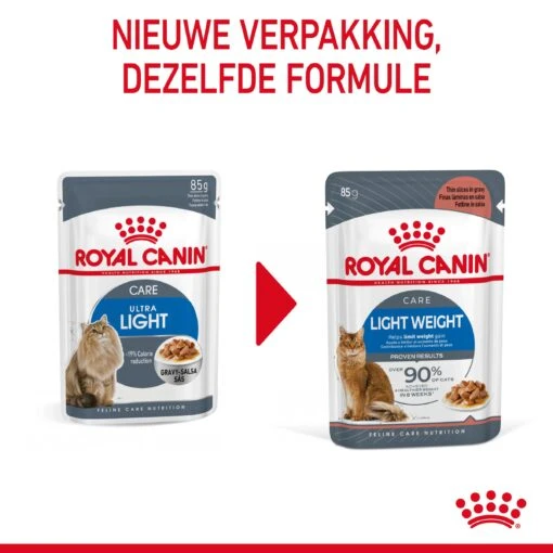 Royal Canin Light Weight Care Natvoer In Gravy Kattenvoer 12x85g -Dierenwinkel Royal Canin Light Weight Care Gravy Kat NL 05