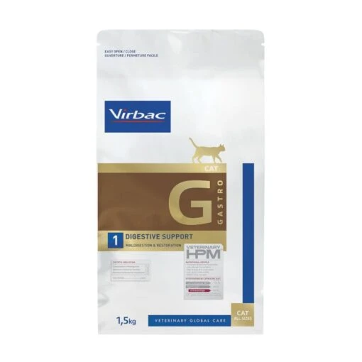 Virbac HPM Digestive Support G1 - Kattenvoer - 1,5kg -Dierenwinkel VET HPM Cat Digestive Support 1 5Kg