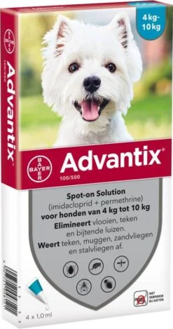 Advantix 10% Korting! &#xAE, Spot On Solution Voor Honden Voor Honden 10 Kg 25 Kg (6 Pipetten ) -Dierenwinkel advantix hond 100500 spot on solution 87968