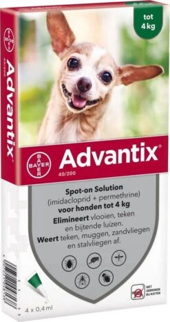 Advantix 10% Korting! &#xAE, Spot On Solution Voor Honden Voor Honden 10 Kg 25 Kg (6 Pipetten ) -Dierenwinkel advantix spot on solution 40200 pipet 103267