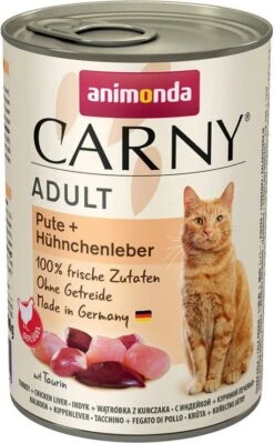 Animonda Carny 24 X 400 G Adult + 140 Ml Cat Drink Kip Gratis! Rund & Kabeljauw Met Wortelpeterselie -Dierenwinkel animonda carny 6x400g adult kalkoen en kippenlever kattenvoer 112484