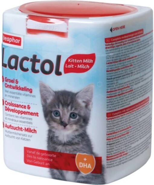 Beaphar Lactol Kitty Milk Melkvervanging 500 G -Dierenwinkel beaphar lactol kitten milk 500 gr 49674