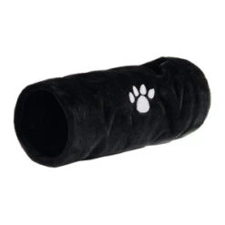 Beeztees Crispy Pluche Speeltunnel - Zwart -Dierenwinkel beeztees crispy speeltunnel zwart 57237 0300 none