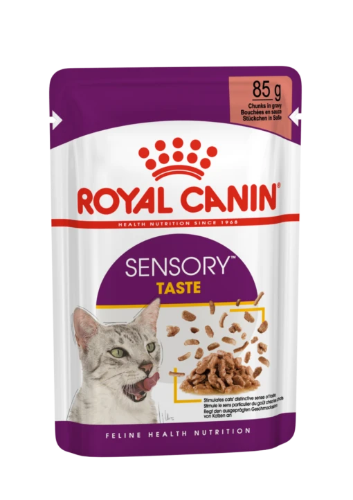 Royal Canin - Sensory™ Taste In Gravy (brokjes In Saus) - Natvoer Kat - 12 X 85g -Dierenwinkel bfa5836f9a059b06888a700f29f23019af53ca45823f997e2f5917d1f24fc43f 1