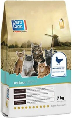 CaroCroc Indoor 29/14 Kattenvoer 2 Kg -Dierenwinkel carocroc indoor 2914 kattenvoer 7 kg 22156