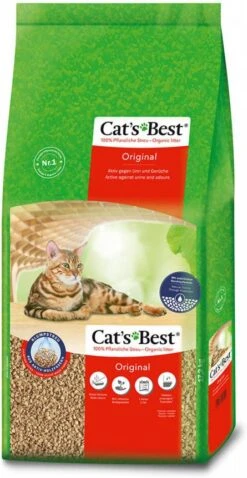 Cat's Best 40 L + 5 L Gratis! Eco Plus Kattenbakvulling 40 L + 5 L Gratis! -Dierenwinkel cats best cats best 40l eco plus kattengrit kattenbakvulling 108999