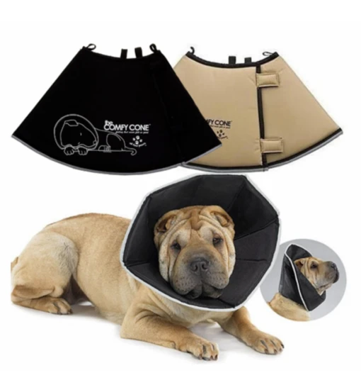 Comfy Cone (Hondenkraag) - Zwart -Dierenwinkel comfy cone hondenkraag 1