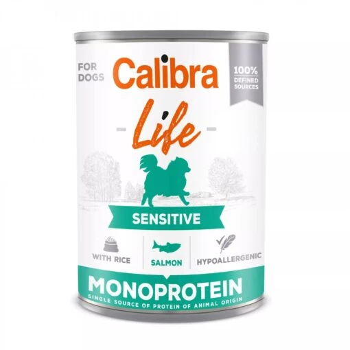 Calibra Life Adult Sensitive Monoproteïne Zalm Voor Honden 6x400gr -Dierenwinkel cov 2037020