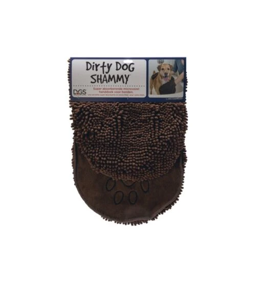 Beeztees Dirty Dog Handdoek Shammy Bruin -Dierenwinkel dirty dog handdoek shammy bruin 2