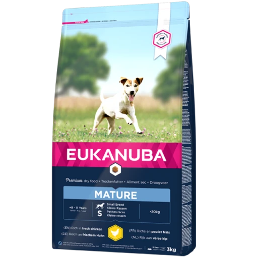 Eukanuba Mature&Senior Small Breed – Hondenvoer – 3kg -Dierenwinkel eukanuba mature small breed chicken 1 1