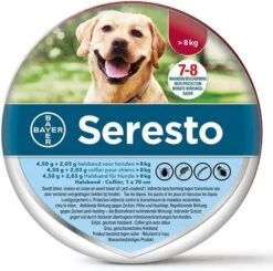 Seresto 5% Korting! Op Vlooienhalsband Voor Honden Voor Honden > 8 Kg(Halsband 70 Cm ) -Dierenwinkel false seresto teken en vlooienband grote hond 17407