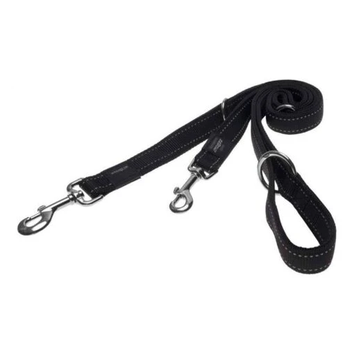 Rogz For Dogs Fanbelt Multipurpose Lijn Zwart -Dierenwinkel file 158