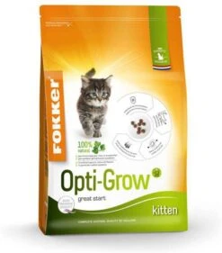 Fokker 3x Opti Grow Kitten Kattenvoer Gevogelte 2, 5 Kg -Dierenwinkel fokker cat opti grow kitten 25 kg 49749