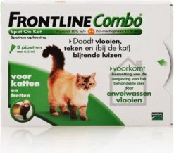 Frontline Combo Spot On Anti Vlooien En Teken Druppels Kat Vanaf 1 Kg 6 Pipetten -Dierenwinkel frontline 10 korting voor katten 3 pipetten spot on kat 140979