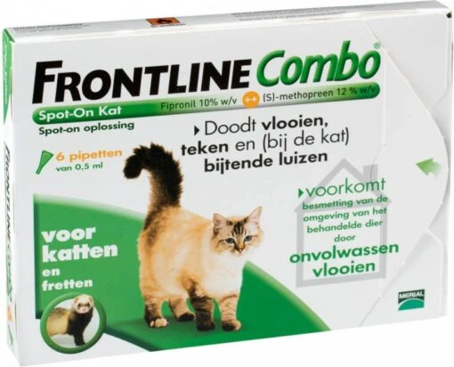 Frontline Combo Spot On Anti Vlooien En Teken Druppels Kat Vanaf 1 Kg 6 Pipetten -Dierenwinkel frontline 10 korting voor katten 6 pipetten combo spot on kat 140749