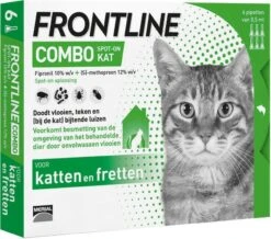 Frontline Combo Spot On Anti Vlooien En Teken Druppels Kat Vanaf 1 Kg 6 Pipetten -Dierenwinkel frontline 2x6 pipetten combo spot on kat 115277