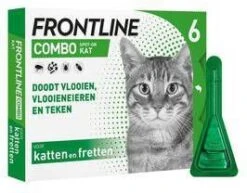 Frontline Combo Spot On Anti Vlooien En Teken Druppels Kat Vanaf 1 Kg 6 Pipetten -Dierenwinkel frontline combo kat 6 pipetten 845