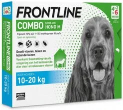 Frontline Combo Spot On 2 Medium Hond Medium Anti Vlooien En Tekenmiddel 4+2 Pip -Dierenwinkel frontline spot on combo hond 15358