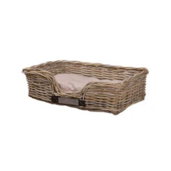 Happy-House Rieten Mand Recht Naturel - Hondenmand - Medium -Dierenwinkel happy house rieten mand recht m 102473 0300 none