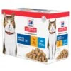 Hill's Science Plan Adult 7+ Multipack Met Kip & Zeevis - 4 X 12 X 85 Gram -Dierenwinkel hill s science plan adult 7 multipack met kip zeevis 4 x 12 x 85 gram