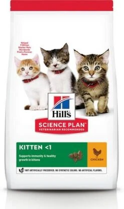 Voorkant -Dierenwinkel hills hill en apos s feline kitten kip kattenvoer 15 kg 36236