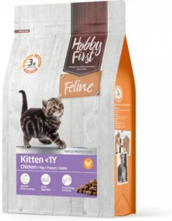 Hobbyfirst Feline Kitten Kip Kattenvoer 2 X 4, 5 Kg -Dierenwinkel hobby first feline kitten 124792