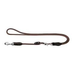 Hunter Variolijn Freestyle Nylon Rond Bruin -Dierenwinkel hunter vario freestyle riem bruin 10200 79901 0300 none