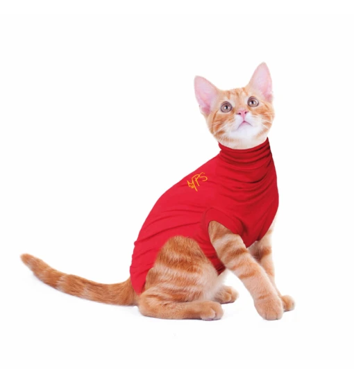 Medical Pet Shirt (Kat / Rood) -Dierenwinkel medical pet shirt