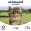 Milbemax Ontworming Tabletten Grote Kat 2 12 Kg 2 X 2 Tabletten -Dierenwinkel milbemax kat anti wormenmiddel 2 tab 2 8kg 32176